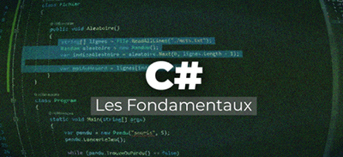 Couverture de Les fondamentaux de C#